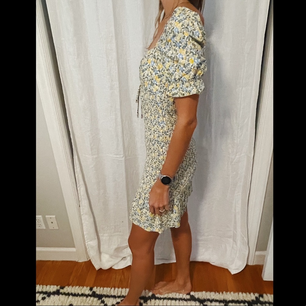 New! Never worn floral rouged Storia dress - Picture 3 of 5